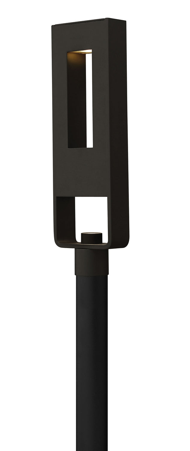 Atlantis LED Post Top/ Pier Mount in Satin Black