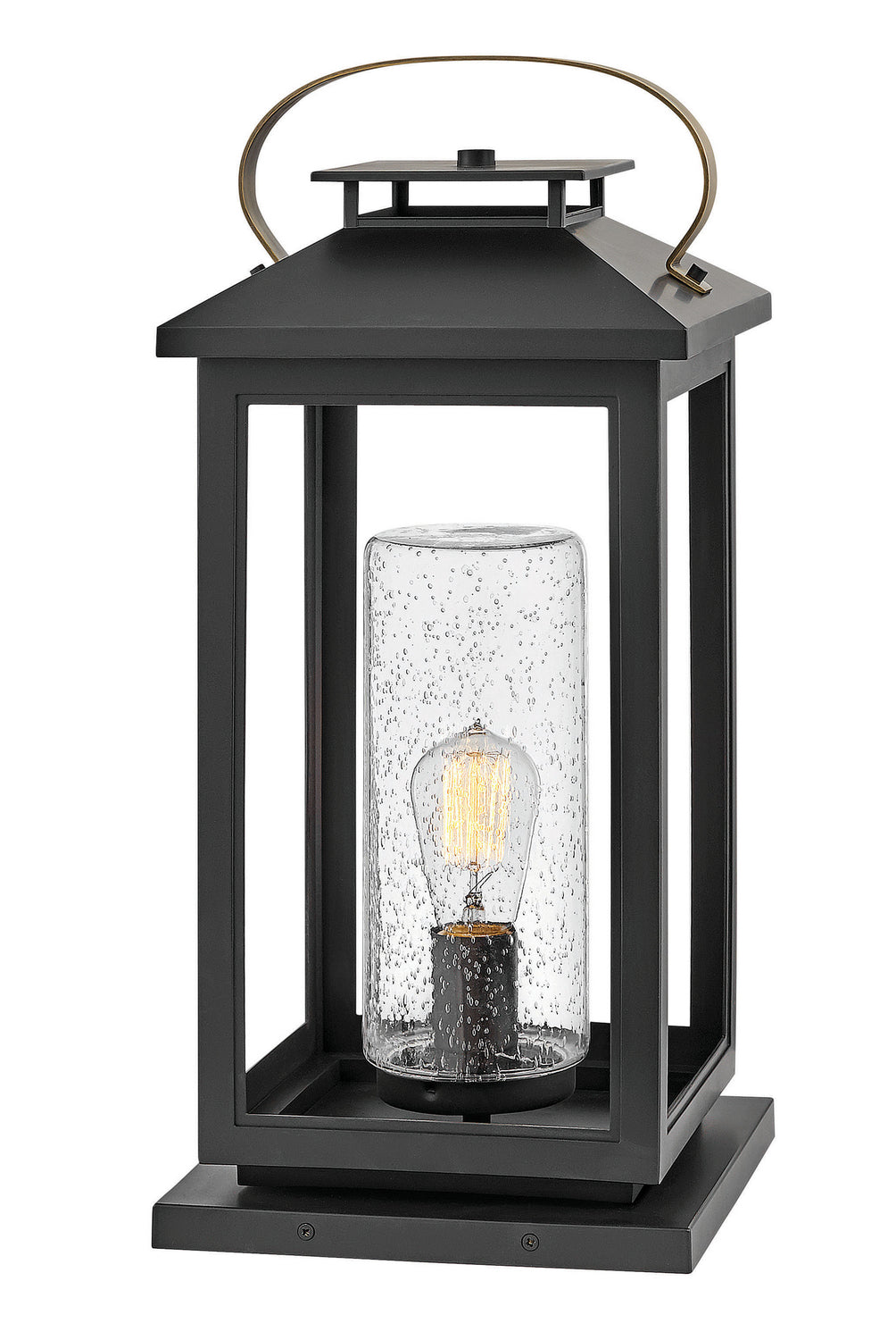 Atwater LED Pier Mount in Black