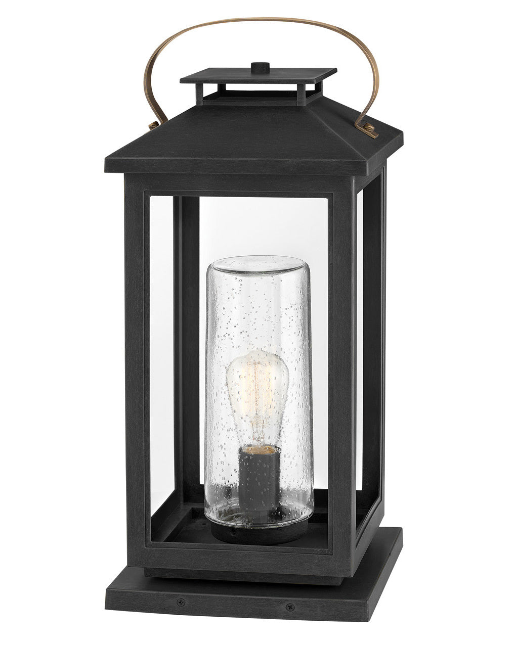 Atwater LED Pier Mount in Black
