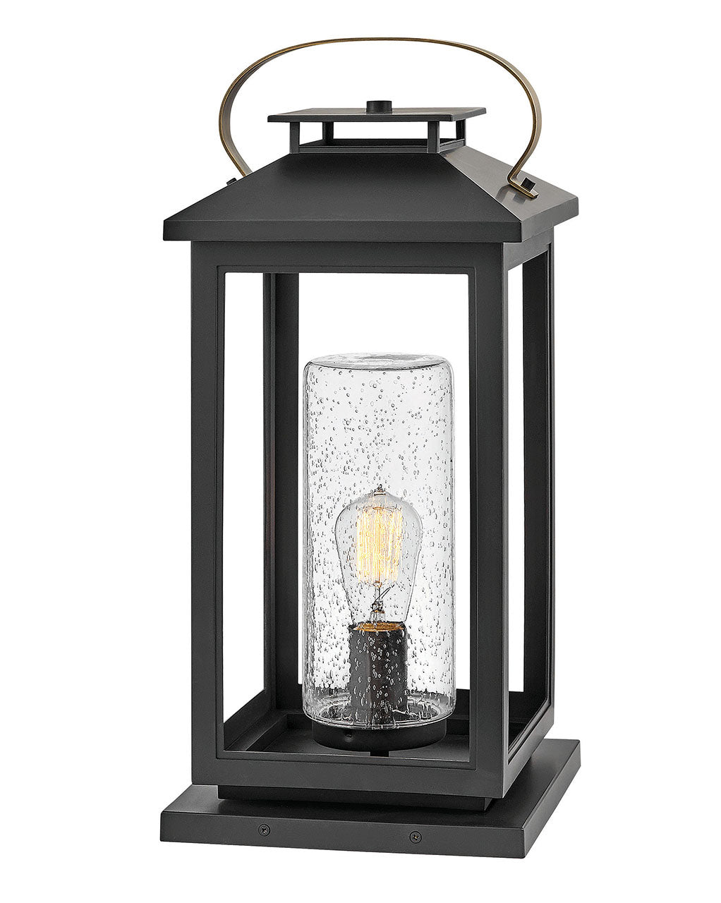 Atwater LED Pier Mount in Black