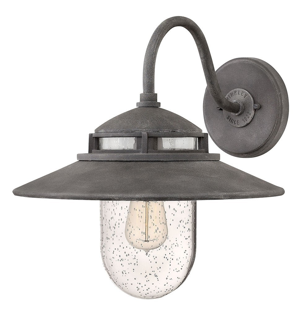 Atwell LED Wall Mount in Aged Zinc