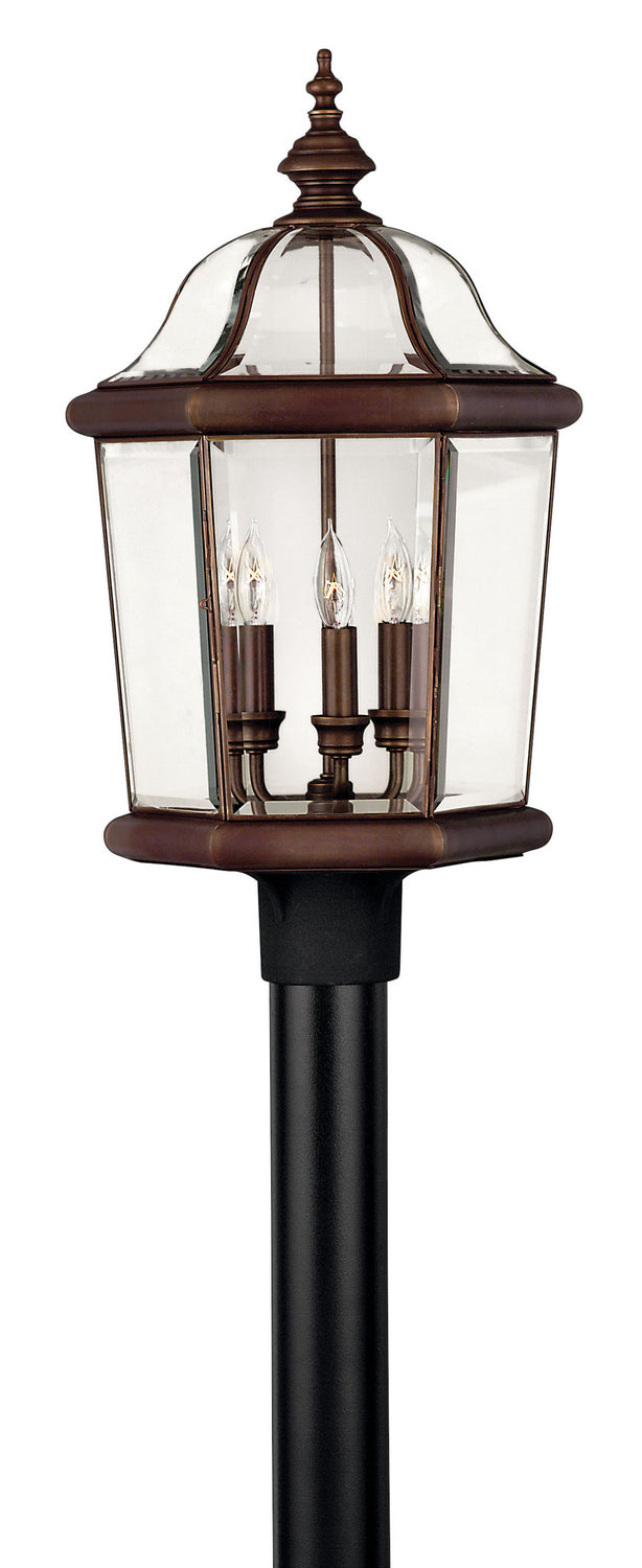 Augusta LED Post Top/ Pier Mount in Copper Bronze