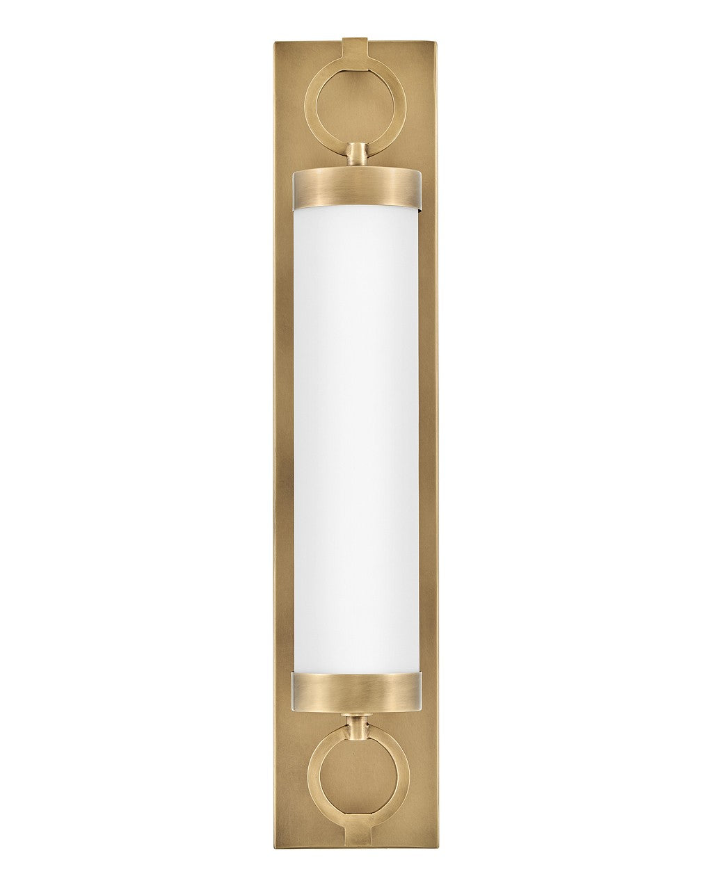 Baylor LED Vanity in Heritage Brass