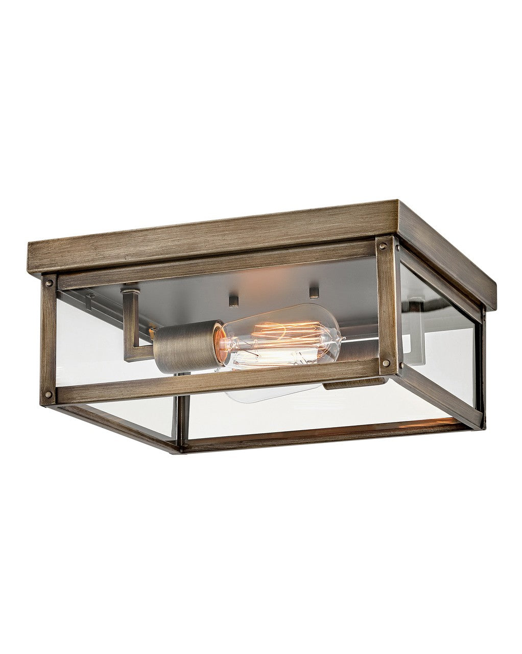 Beckham LED Flush Mount in Burnished Bronze