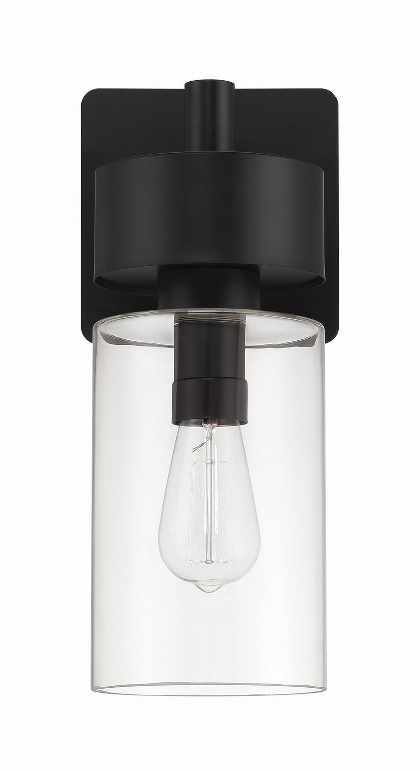 Bennet One Light Outdoor Wall Mount in Midnight