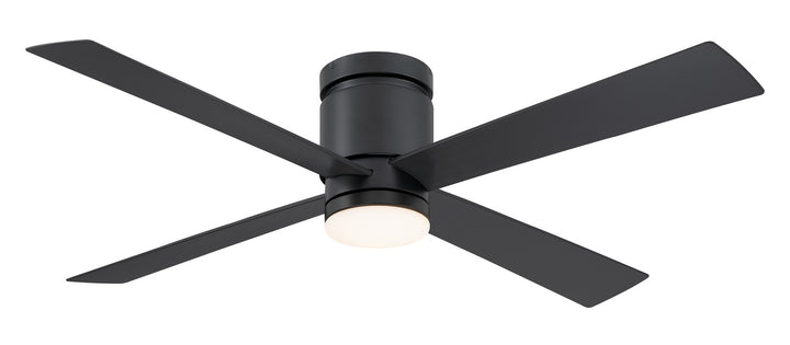 Fanimation Kwartet 52" Flushmount Indoor/Outdoor Ceiling Fan with 18W LED Light and Remote Control