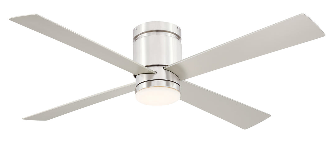 Fanimation Kwartet 52" Flushmount Indoor/Outdoor Ceiling Fan with 18W LED Light and Remote Control