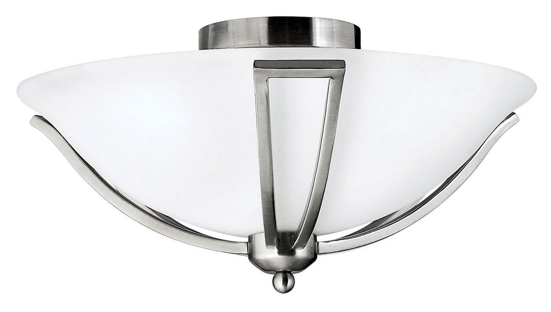 Bolla LED Flush Mount in Brushed Nickel