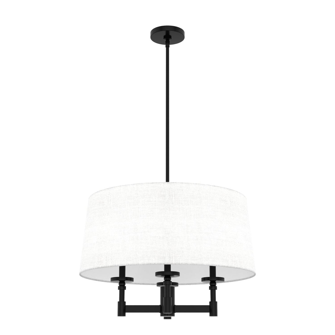 Briargrove Four Light Chandelier in Matte Black