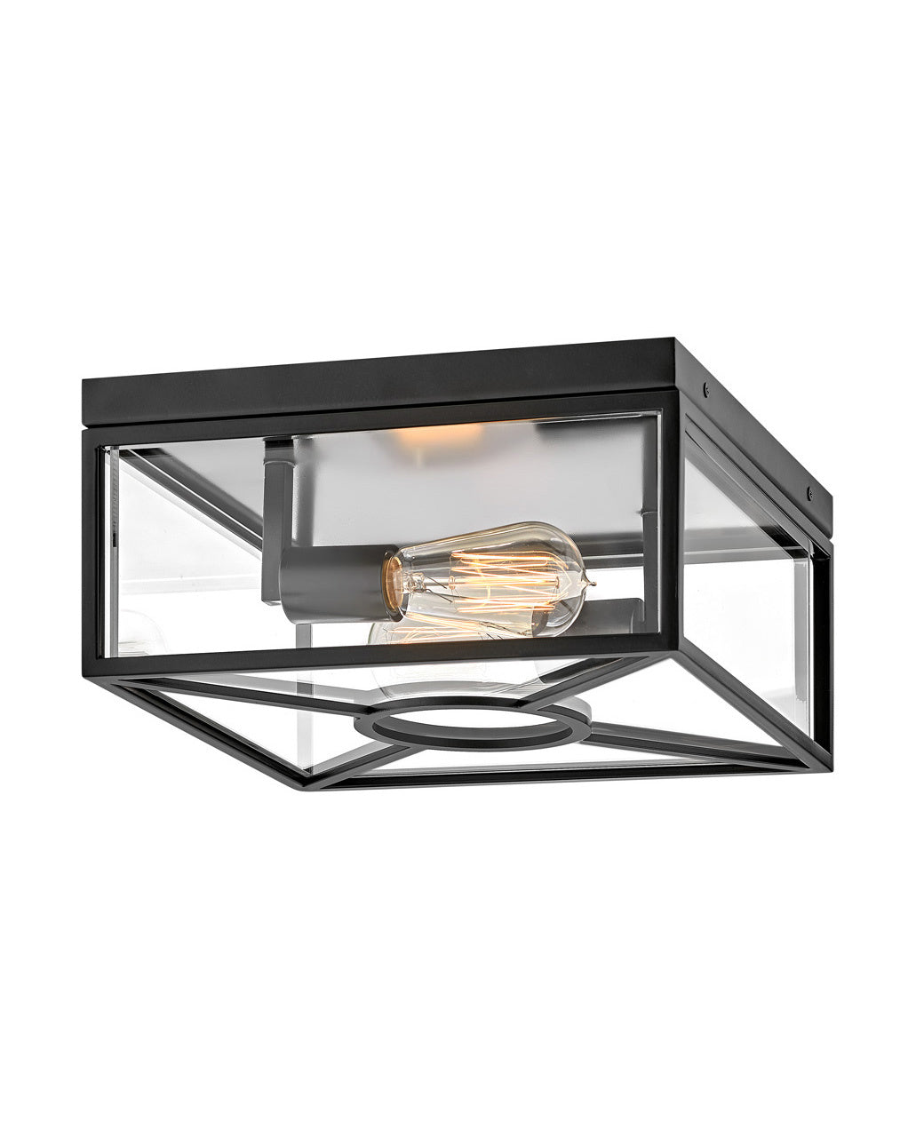 Brixton LED Flush Mount in Black