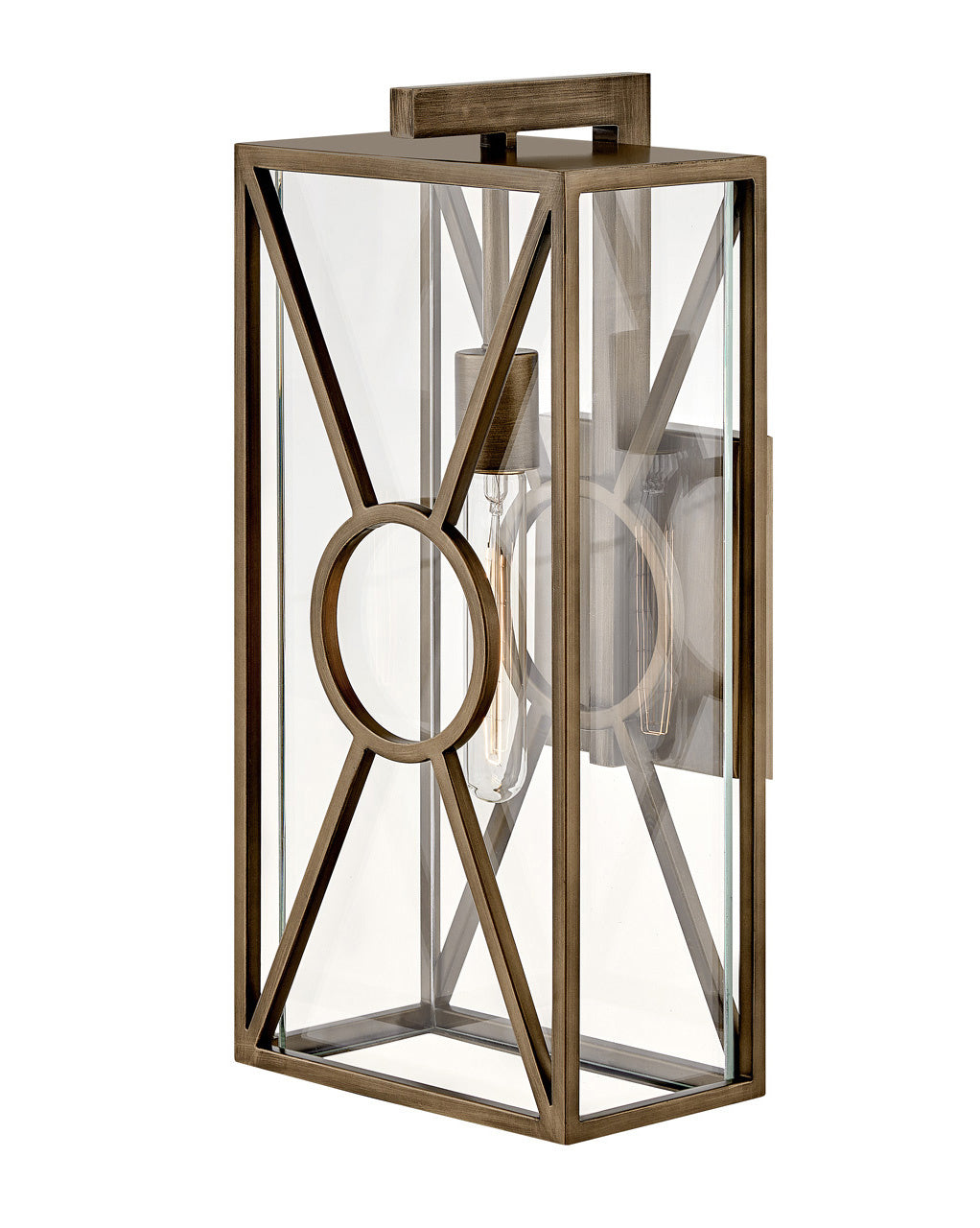 Brixton LED Wall Mount in Burnished Bronze