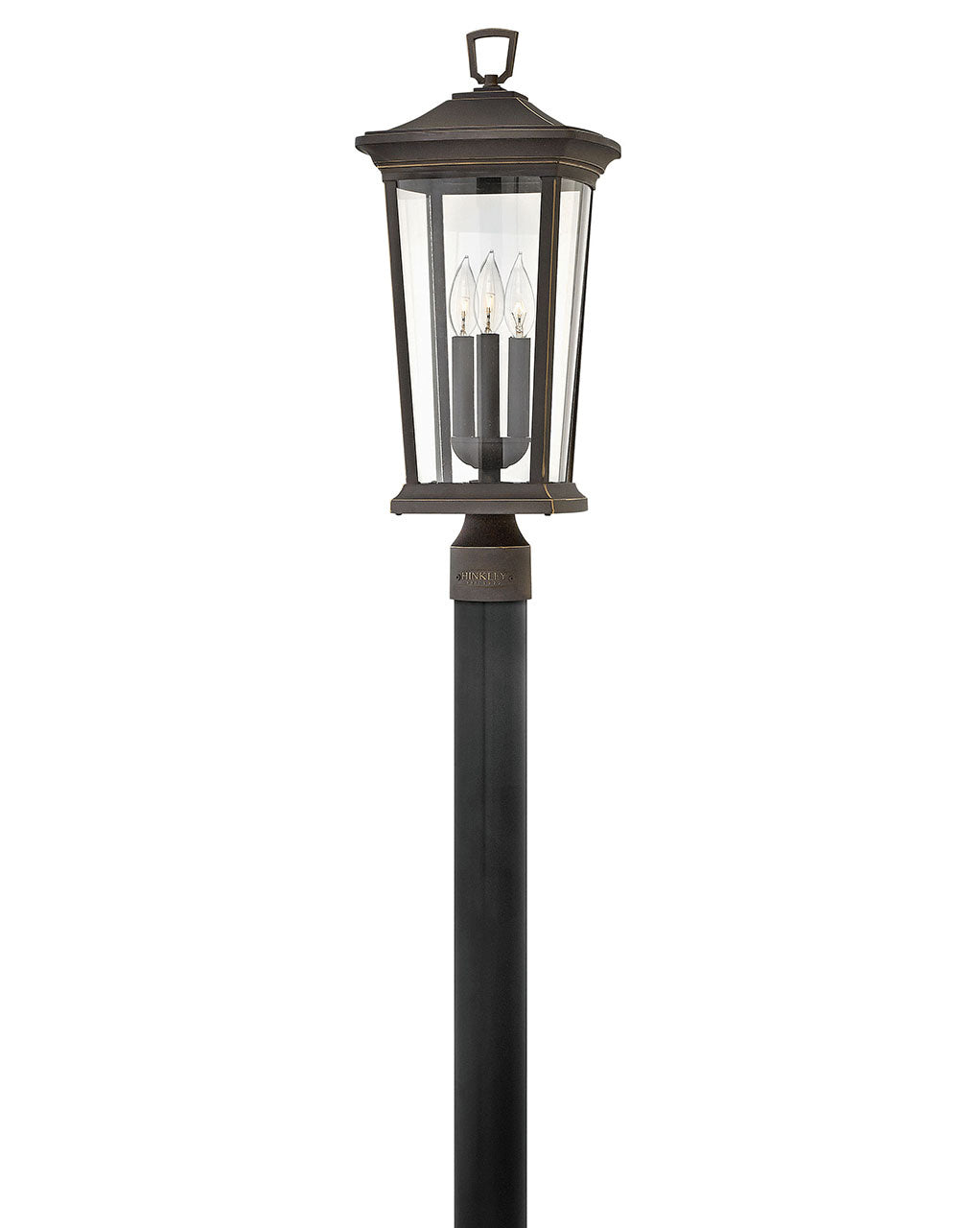 Bromley LED Post Top or Pier Mount Lantern in Oil Rubbed Bronze