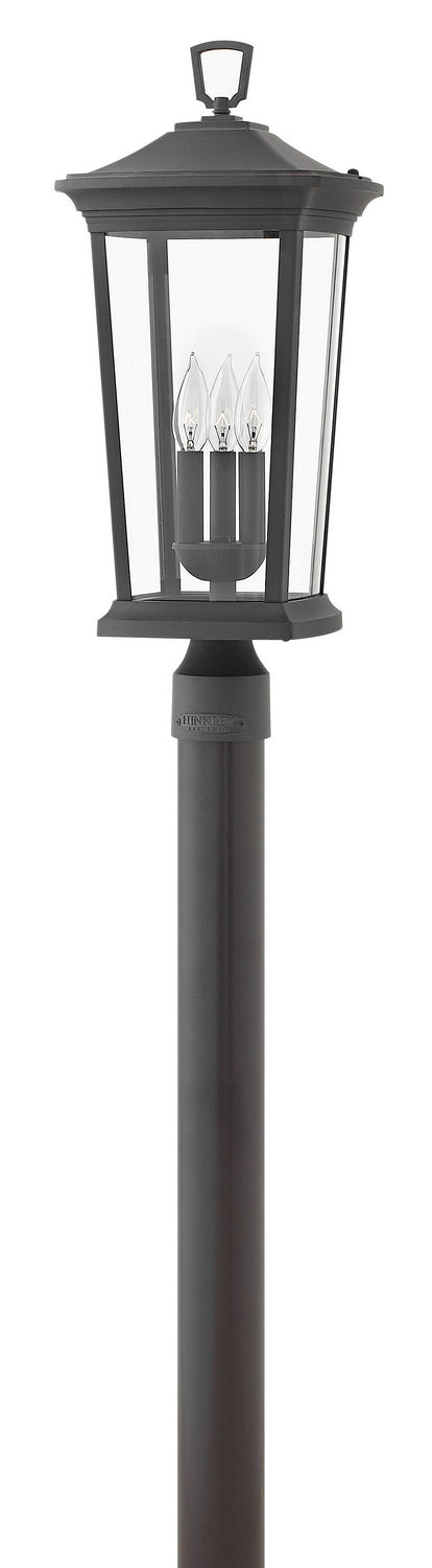 Bromley LED Post Top/ Pier Mount in Museum Black