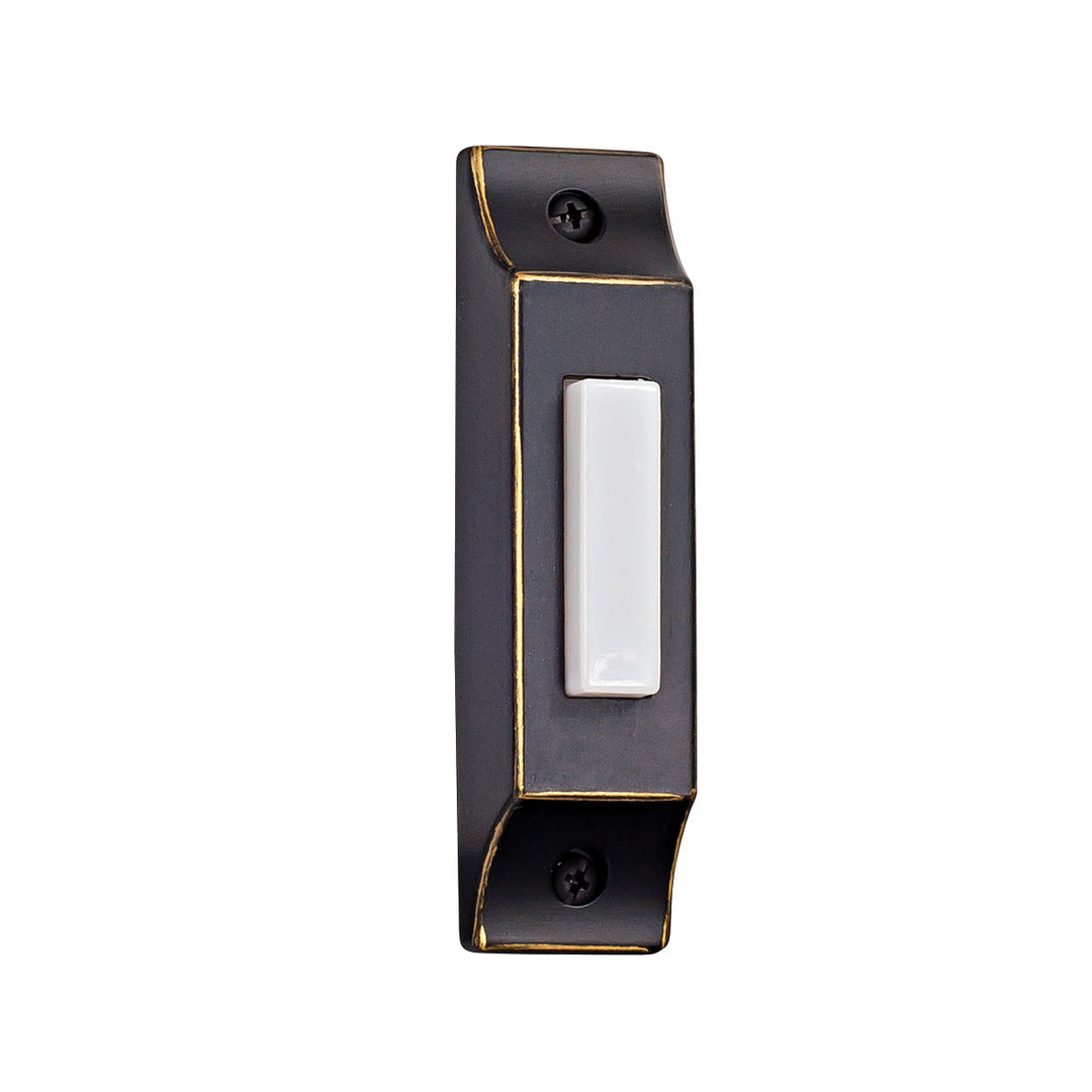 Builder Surface Mount Buttons Surface Mount Lighted Push Button in Antique Bronze