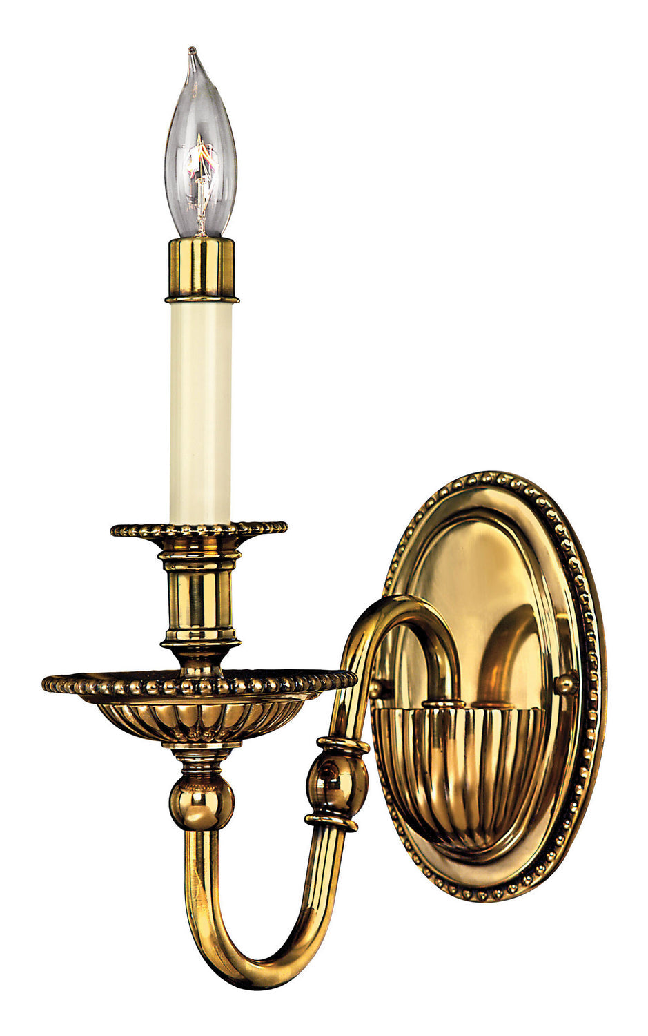 Cambridge LED Wall Sconce in Burnished Brass