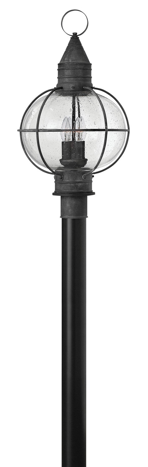 Cape Cod LED Post Top in Aged Zinc