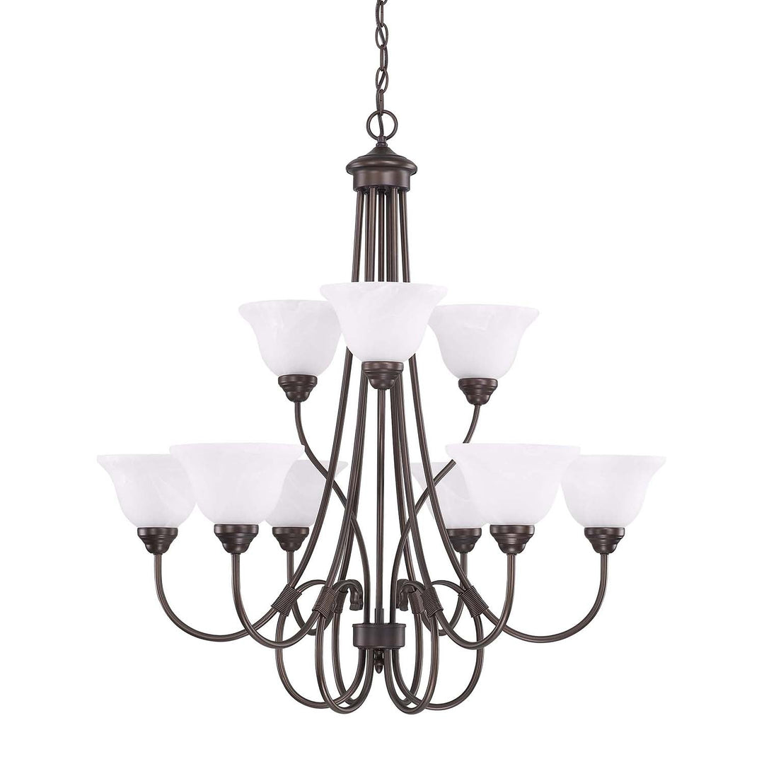 Capital Lighting Nine Light Chandelier