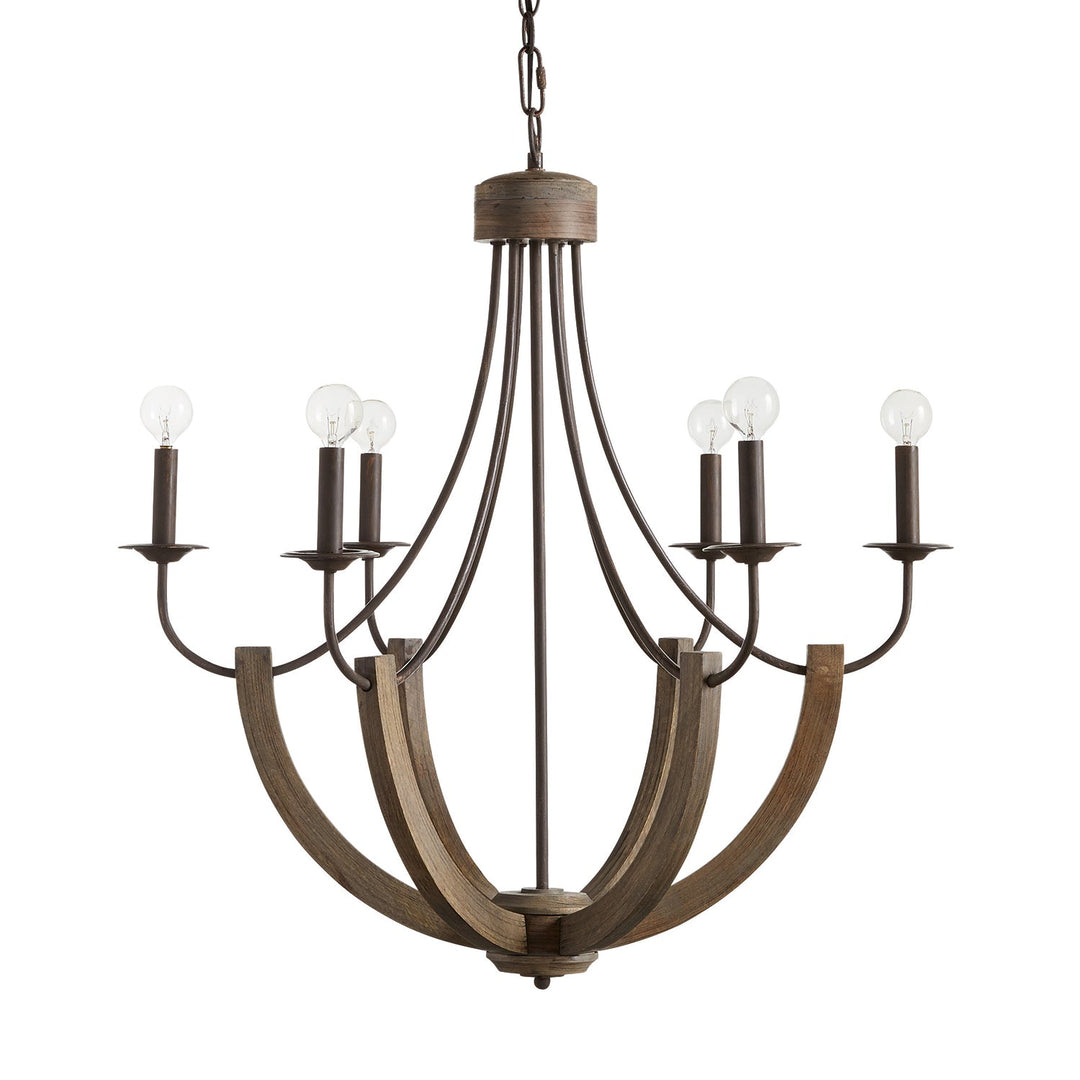 Capital Lighting Six Light Chandelier
