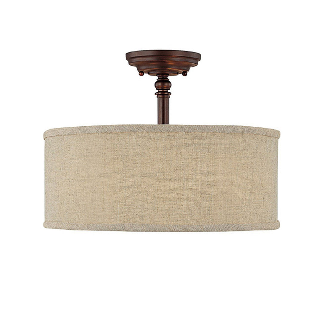 Capital Lighting Three Light Semi-Flush Mount