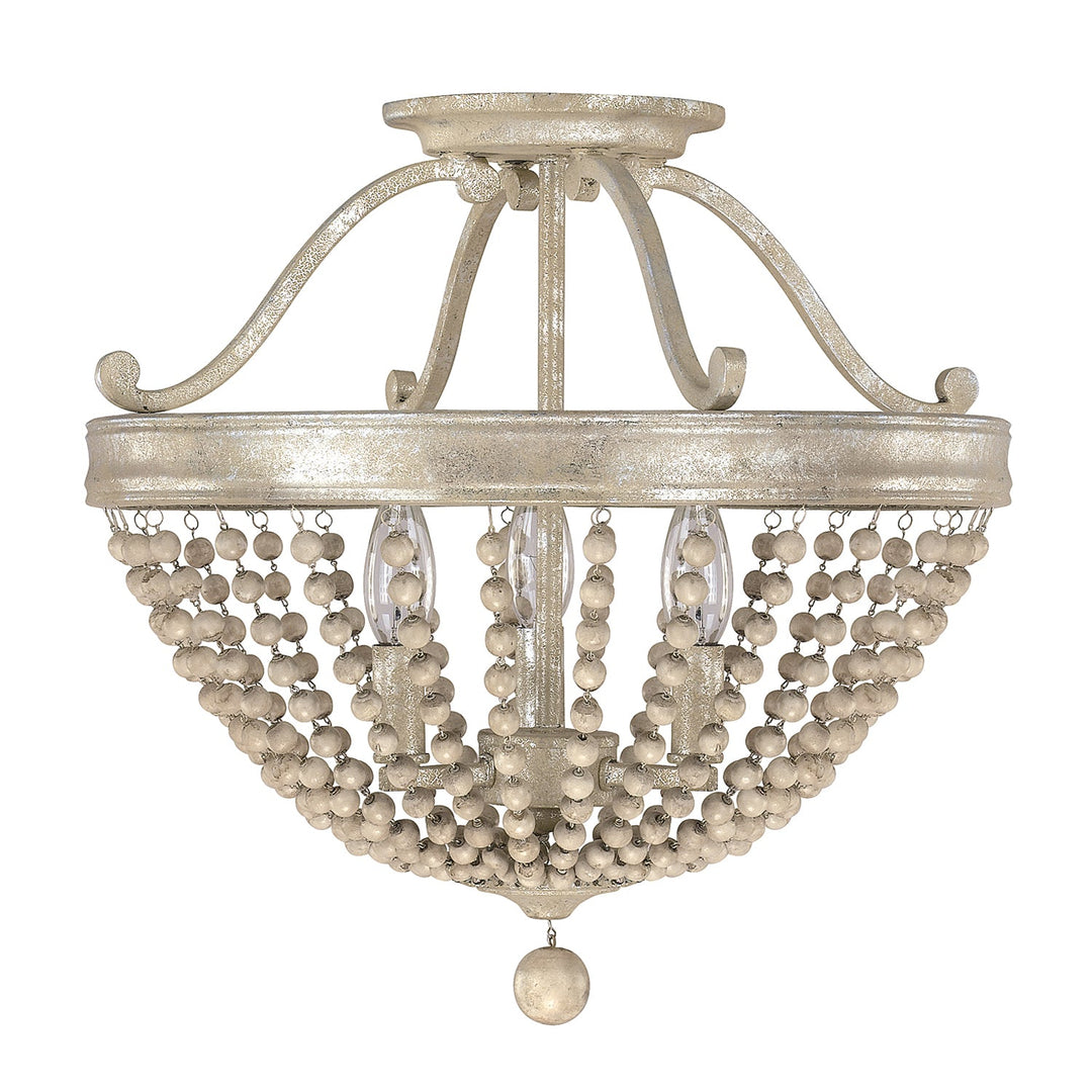 Capital Lighting Three Light Semi-Flush Mount