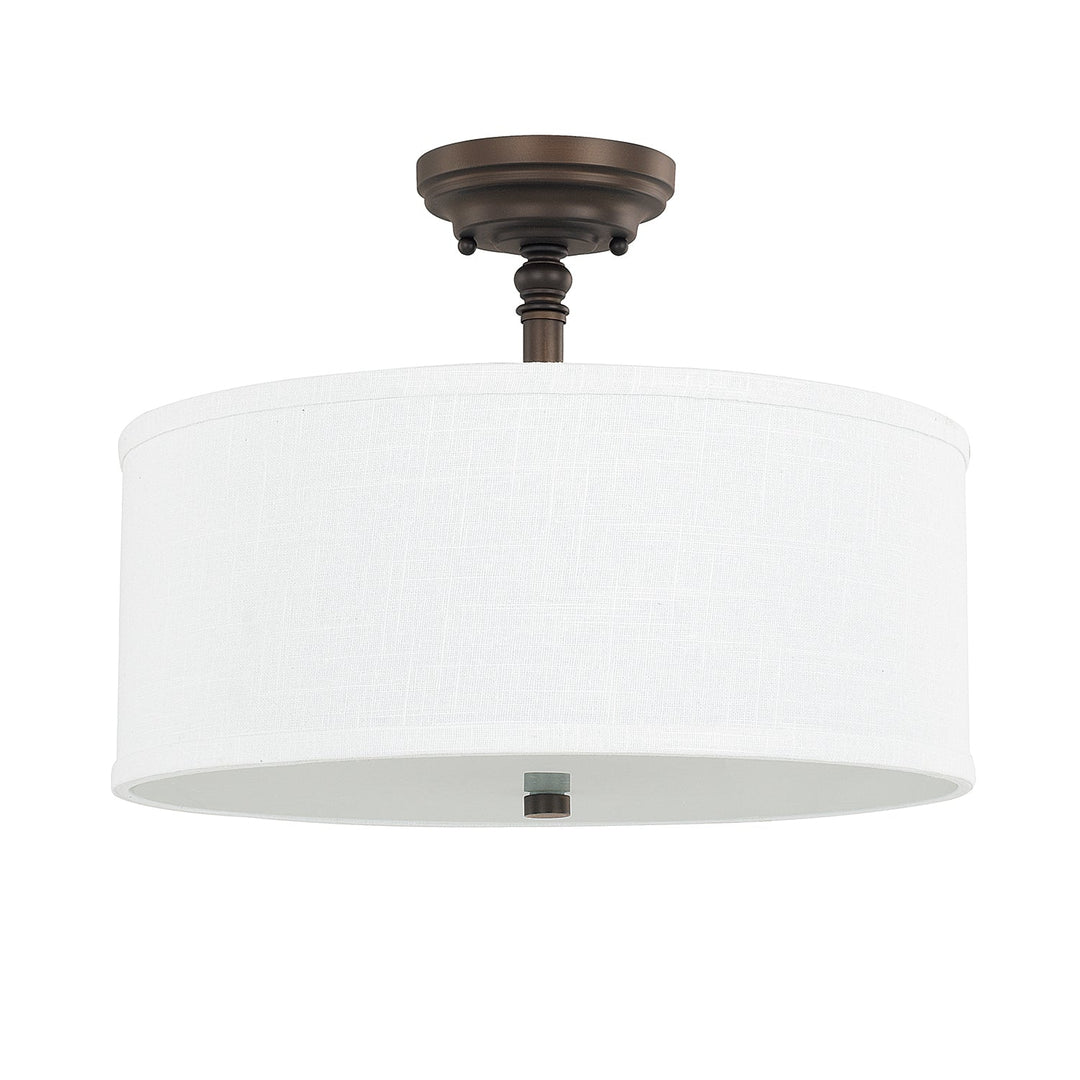 Capital Lighting Three Light Semi-Flush Mount