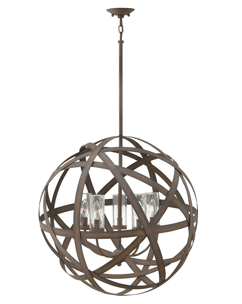 Carson LED Orb in Vintage Iron