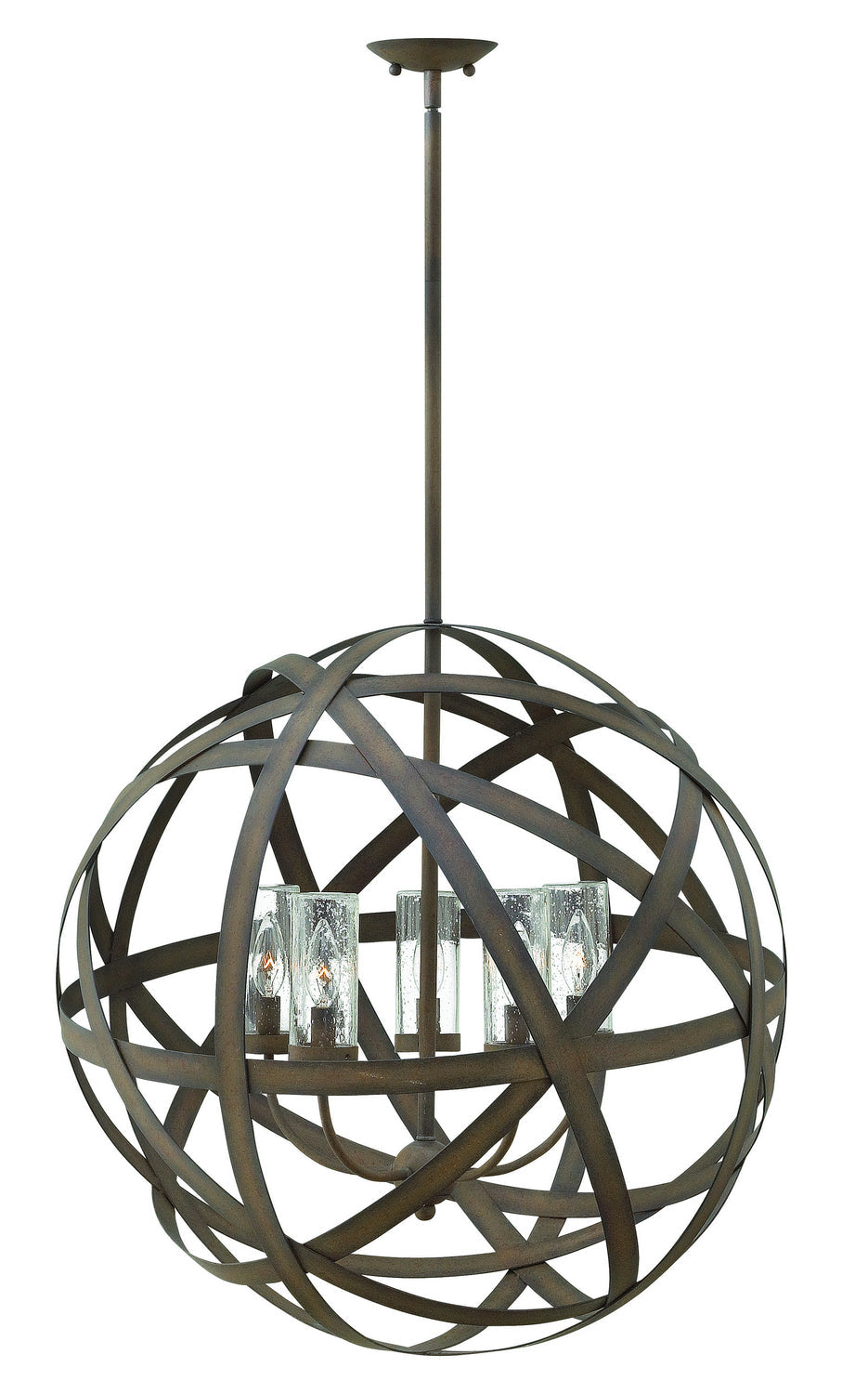 Carson LED Outdoor Lantern in Vintage Iron