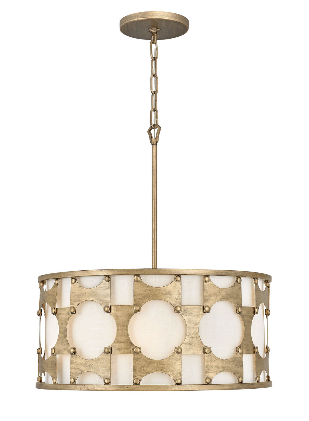 Carter LED Chandelier in Burnished Gold