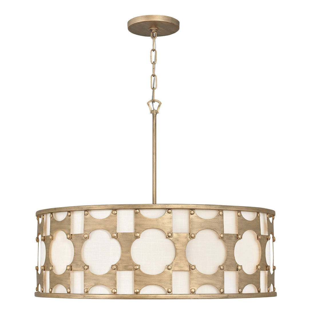 Carter LED Chandelier in Burnished Gold