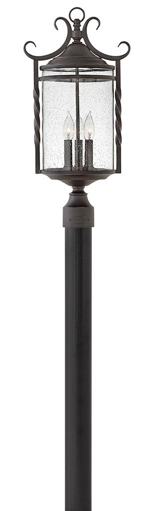 Casa LED Post Top/ Pier Mount in Olde Black