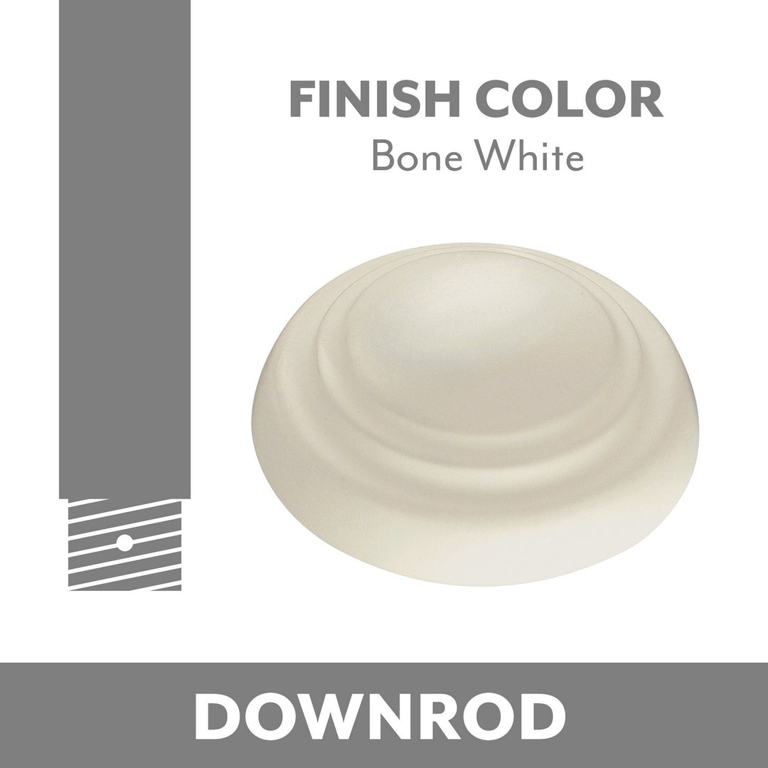 Ceiling Fan Downrod Coupler in Bone White