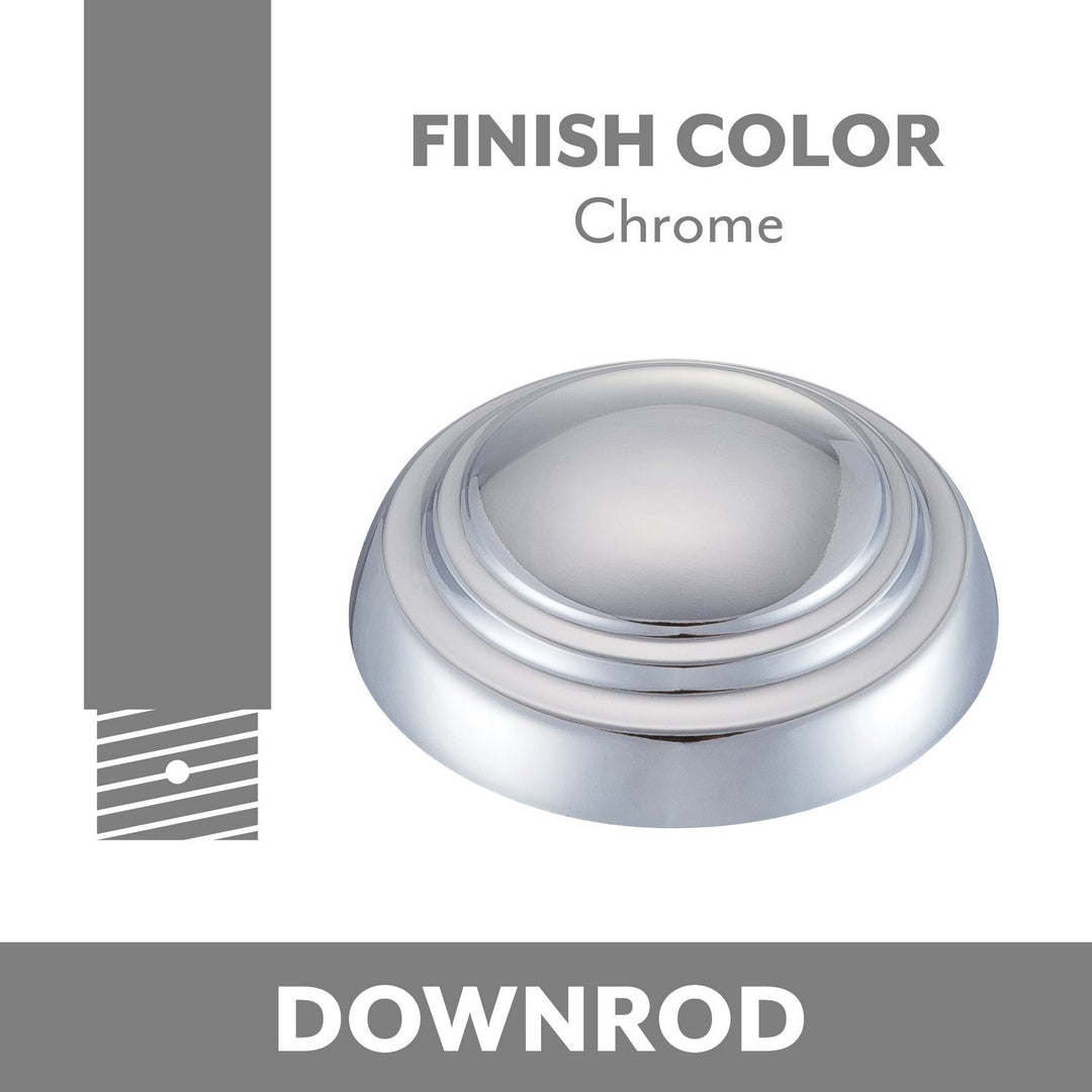 Ceiling Fan Downrod Coupler in Chrome