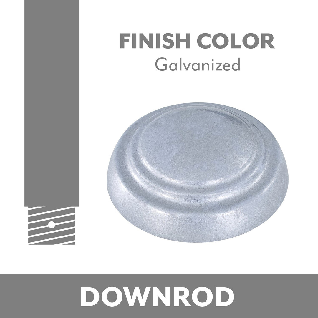 Ceiling Fan Downrod Coupler in Galvanized