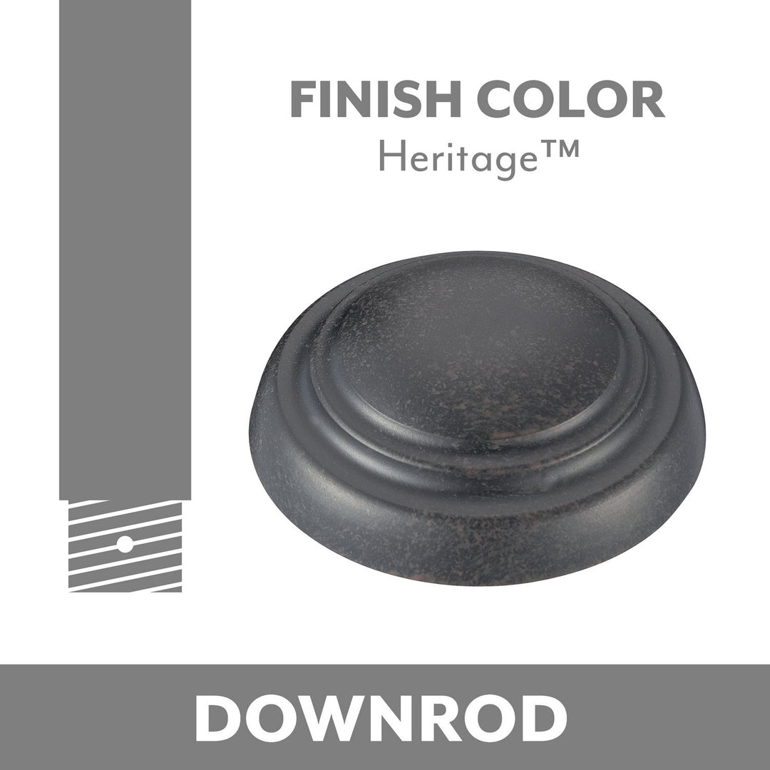 Ceiling Fan Downrod Coupler in Heritage