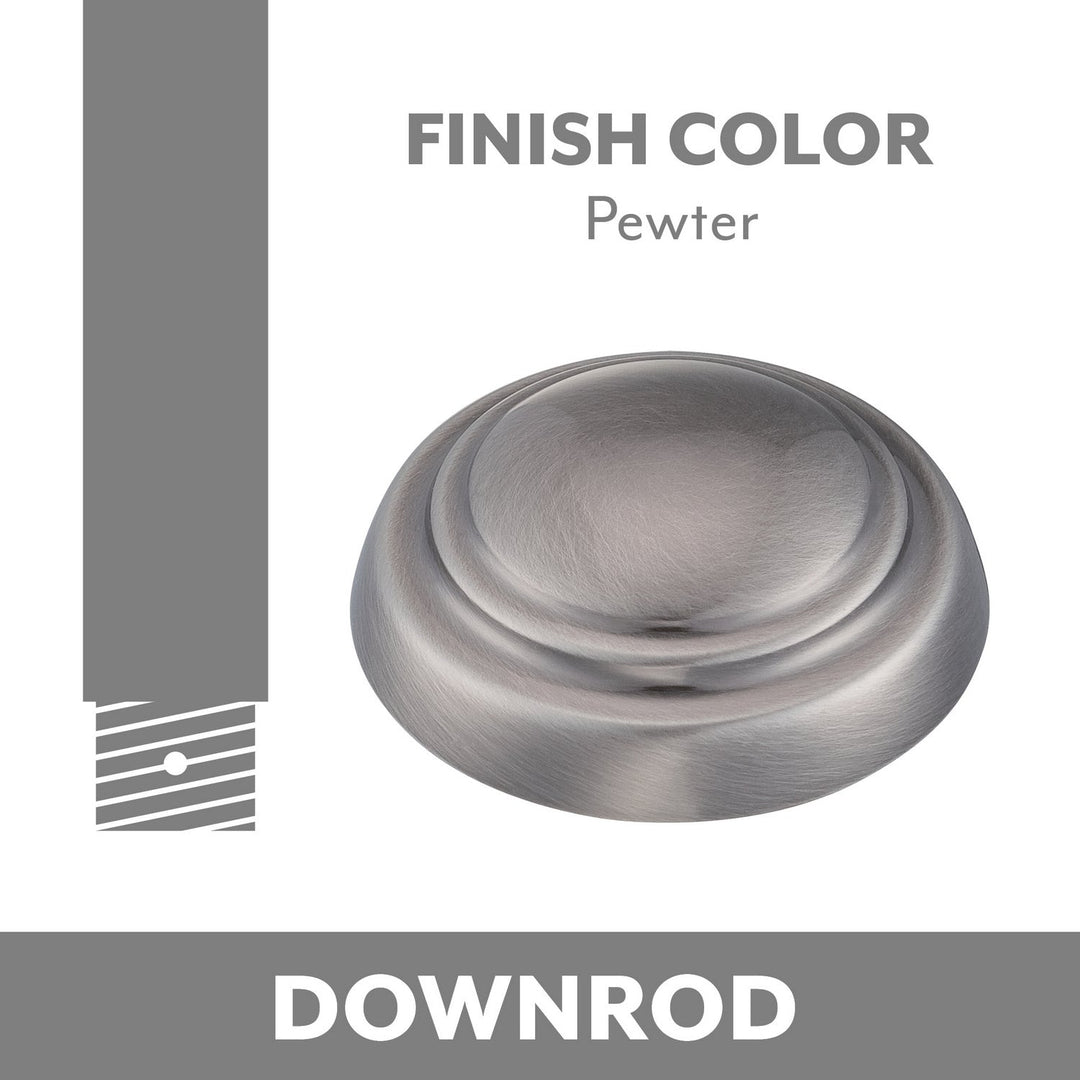 Ceiling Fan Downrod Coupler in Pewter