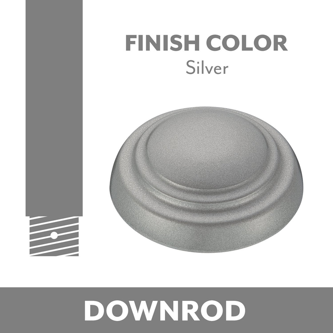Minka Aire 4.5" Ceiling Fan Downrod in Silver