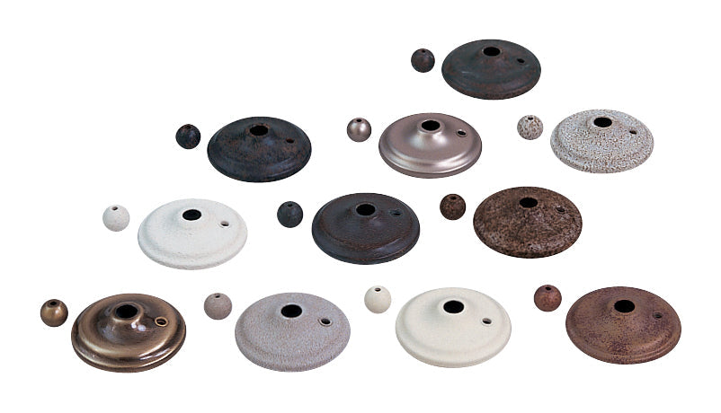 Ceiling Fan Light Kit Cap and Finialin Swirled Glass
