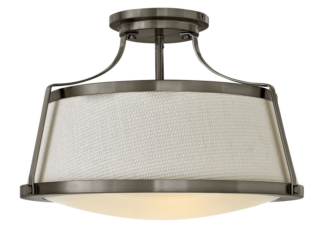 Charlotte LED Flush Mount in Antique Nickel