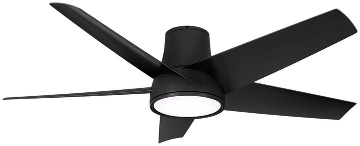 Minka Aire Chubby II 58" Smart DC Indoor/Outdoor Flushmount Ceiling Fan with 40W LED and Remote Control