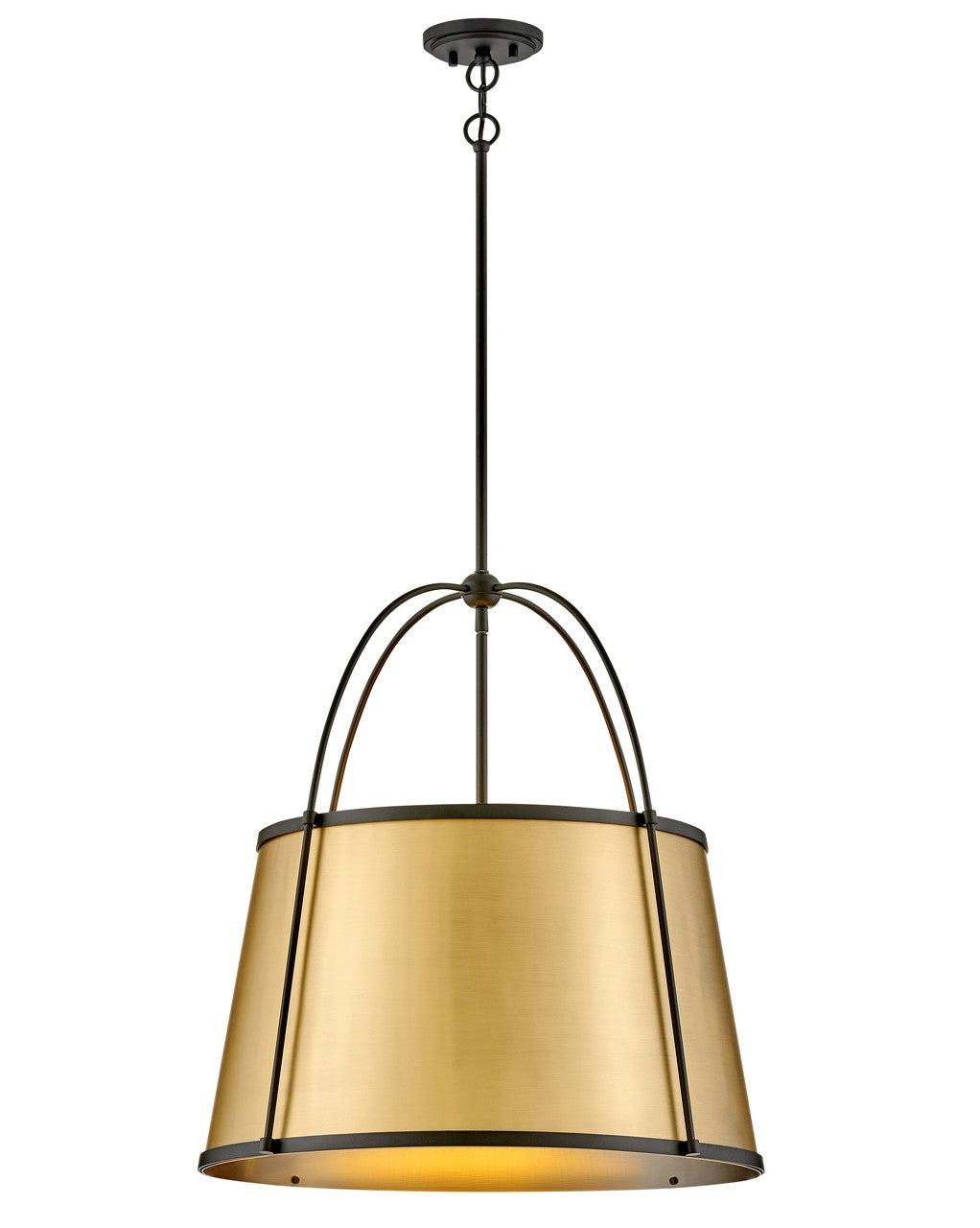 Clarke LED Pendant in Black