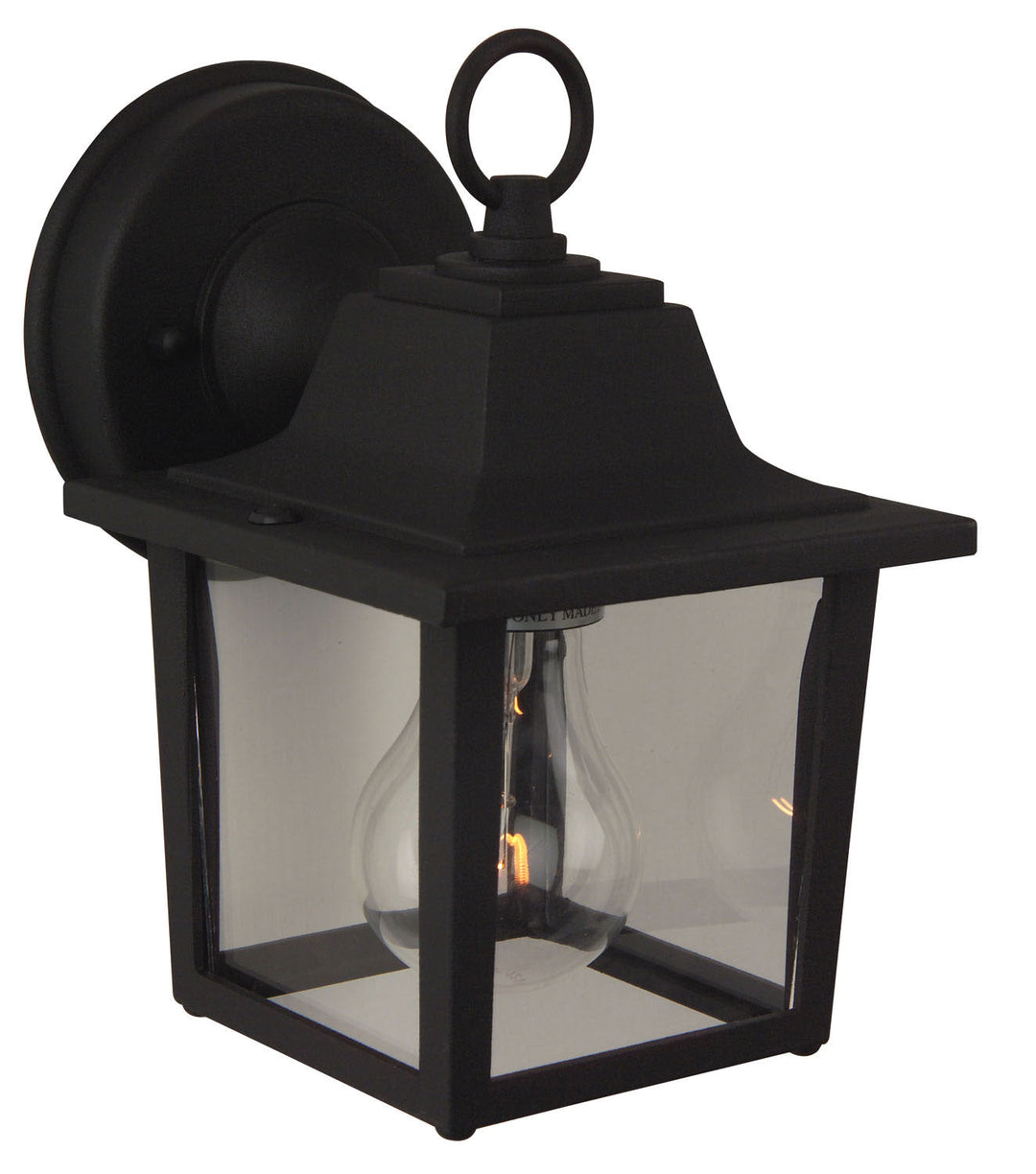 Coach Lights Cast One Light Wall Mount in Textured Black