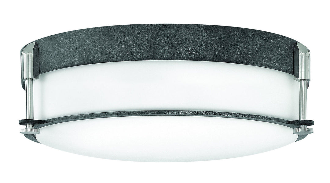 Colbin LED Flush Mount in Aged Zinc
