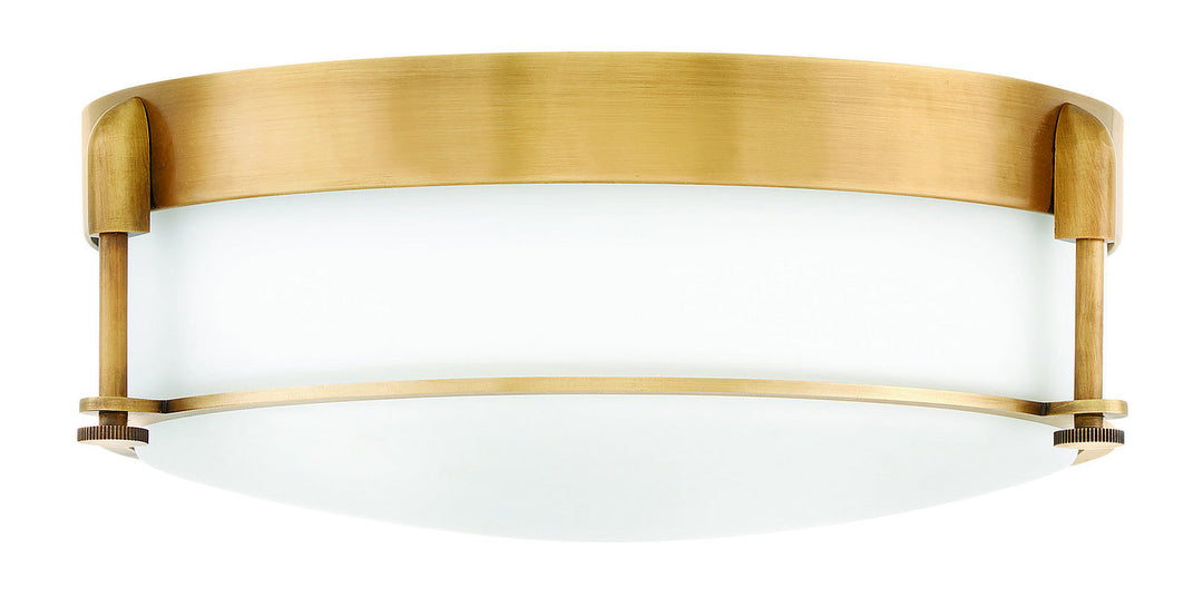 Colbin LED Flush Mount in Heritage Brass
