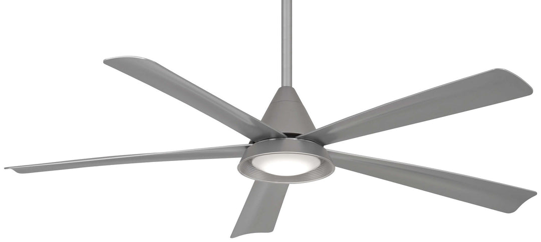 Cone 54" Ceiling Fan in Silver