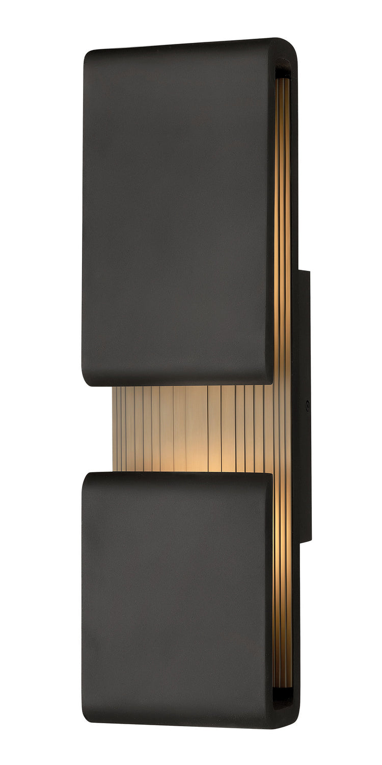 Contour LED Outdoor Lantern in Black