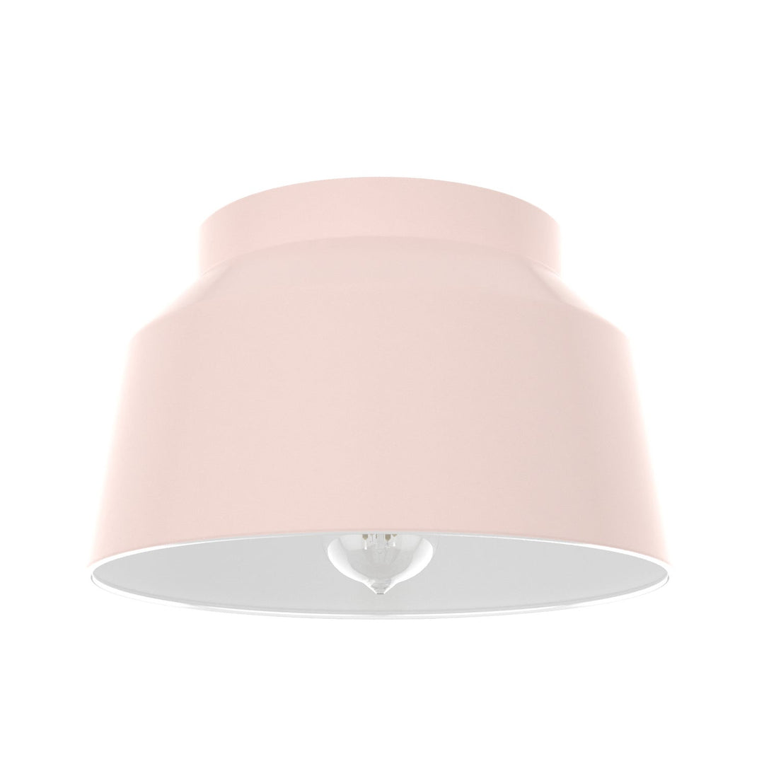 Cranbrook One Light Flush Mount in Blush Pink