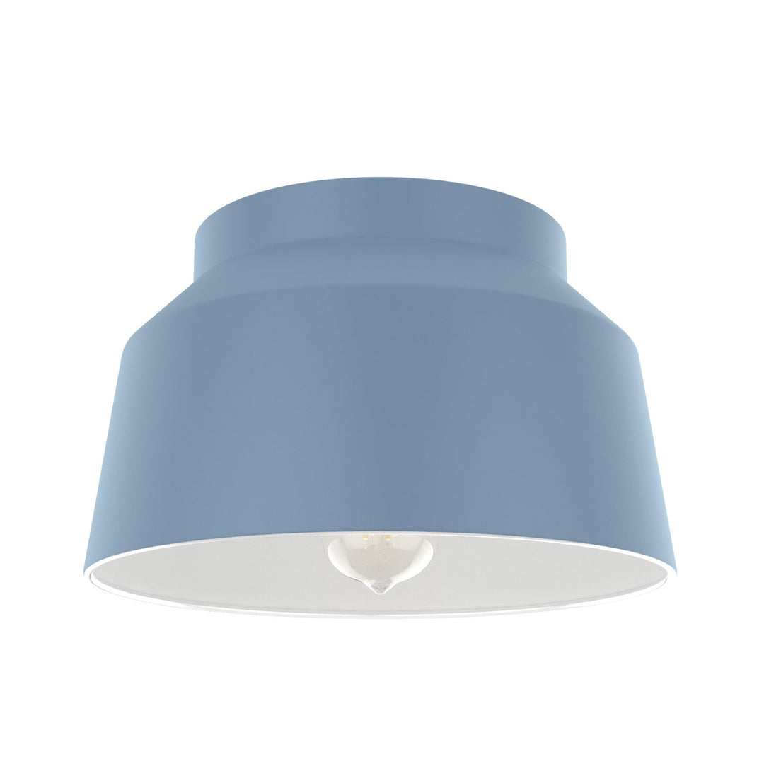 Cranbrook One Light Flush Mount in Indigo Blue