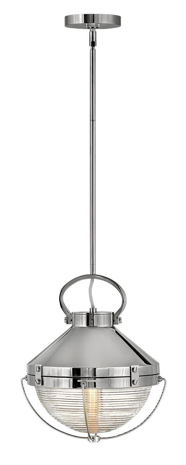 Crew LED Pendant in Polished Nickel - DISCONTINUED