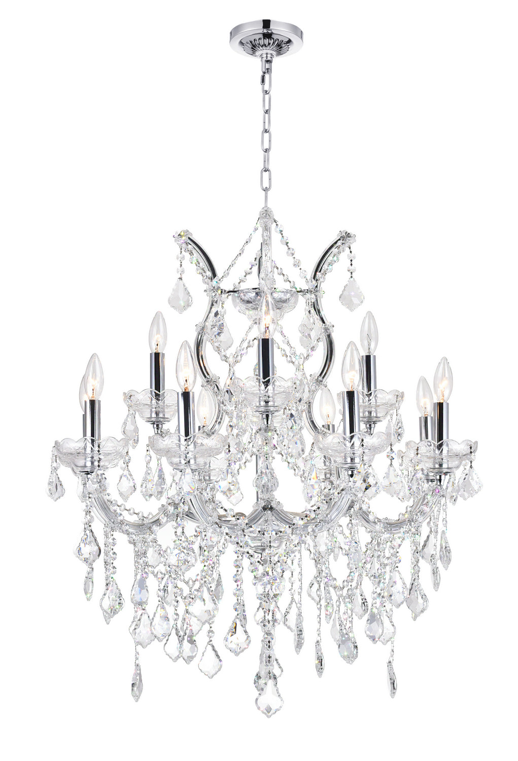 CWI Lighting 13 Light Chandelier