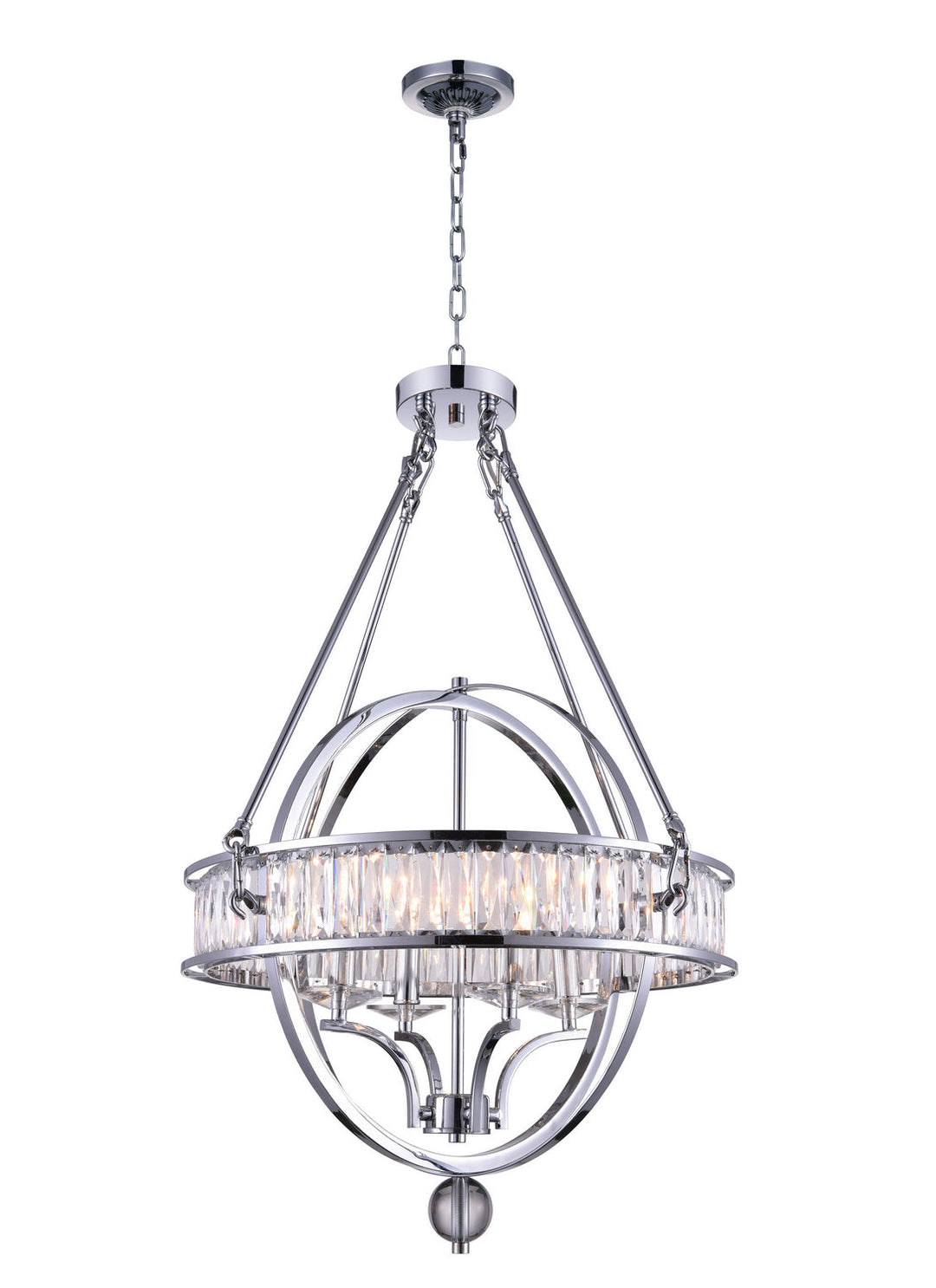 CWI Lighting Four Light Chandelier